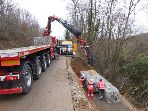Les travaux de voirie en cours